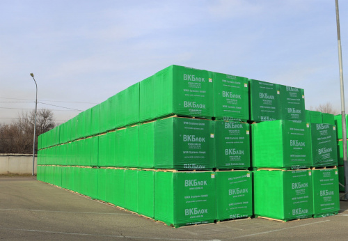 Газобетонные U-блоки (П-блоки) ВКБлок 500х200х250, D500