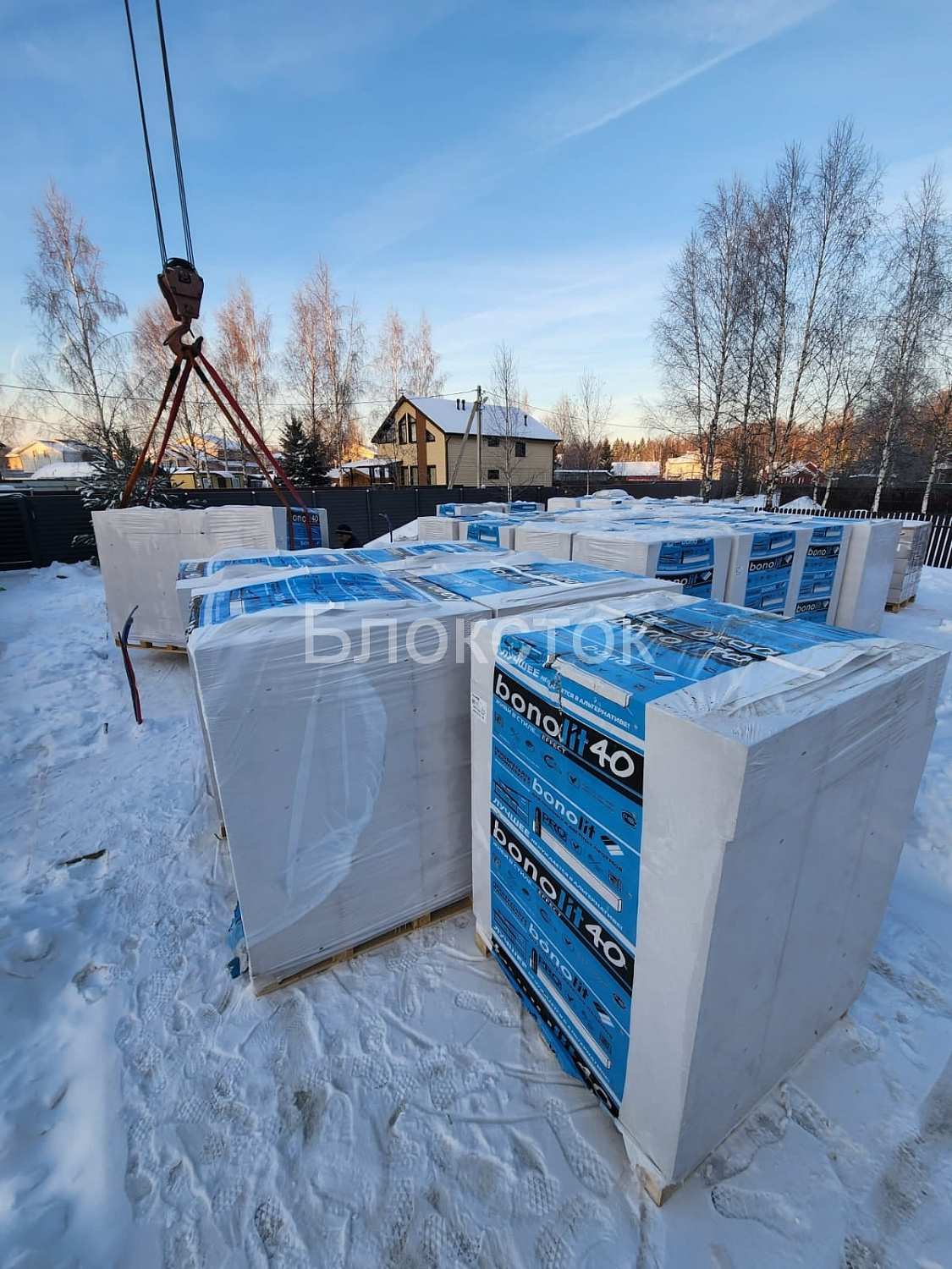 Газосиликатные блоки Бонолит Дмитров D400 625х250х250 стеновые